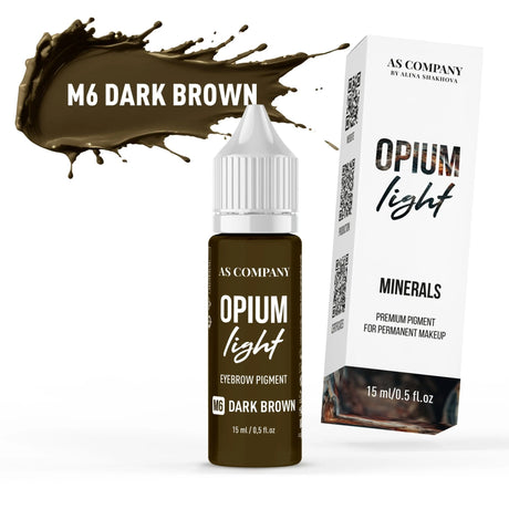 AS COMPANY M6-Marrom Escuro Mineral (OPIUM LIGHT) 6/15ml