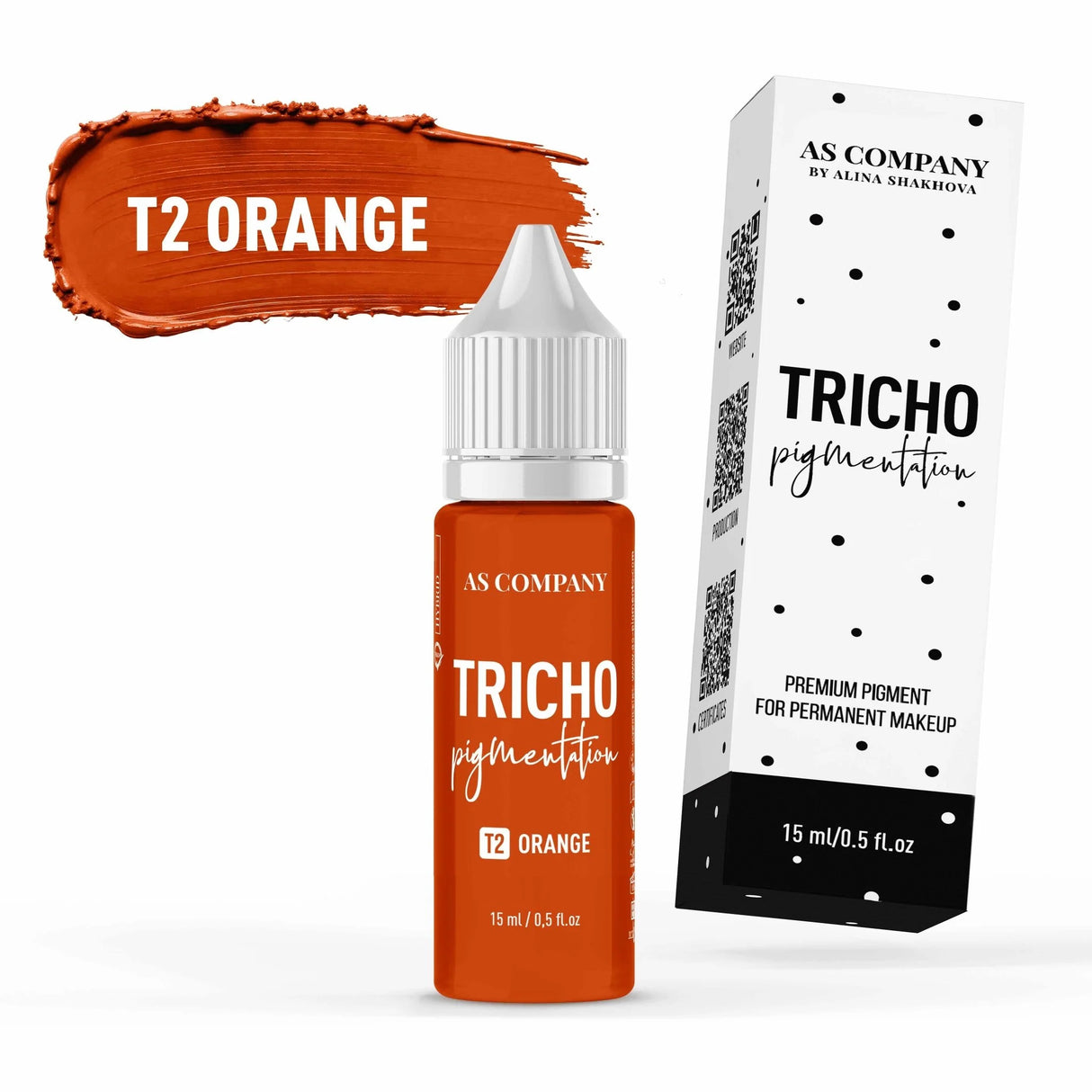 AS COMPANY T2 Laranja (TRICOPIGMENTAÇÃO) 15ml