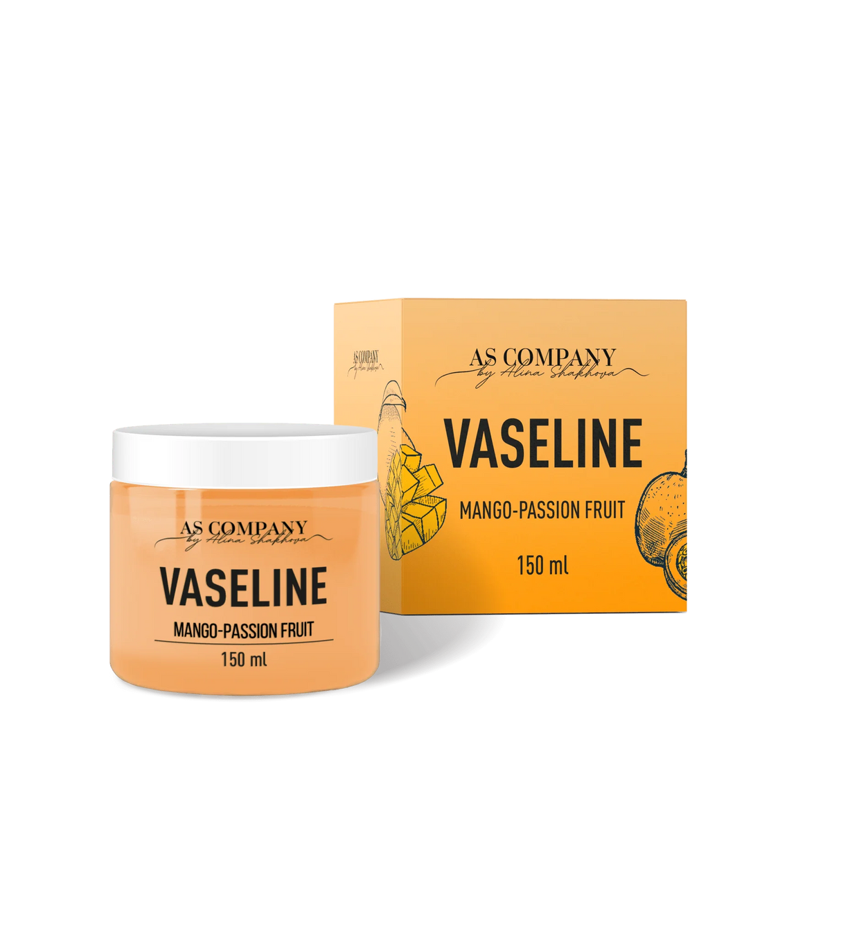 AS COMPANY Vaselina Manga-Fruta da Paixão 150ml