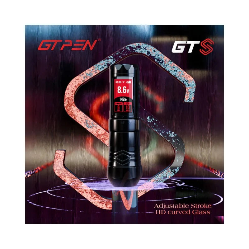 AVA Tattoo GTS Gold Wireless Machine Pen Kit - BVShop