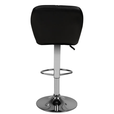 Bar stool m06 quilted adjustable black - BVShop