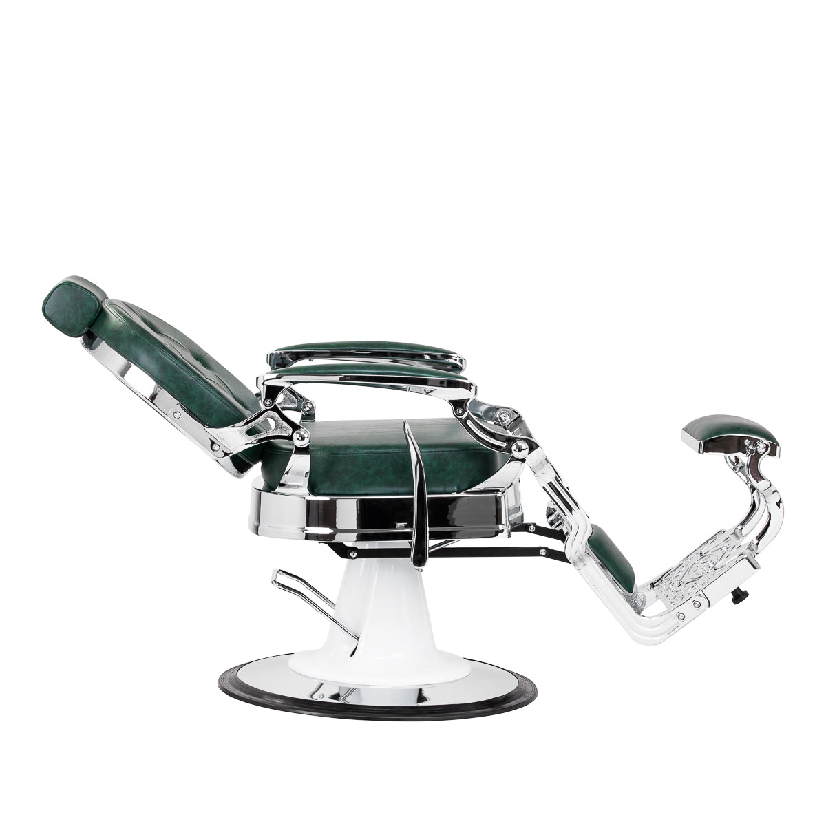 Barber chair Gabbiano President green Chrom - BVShop