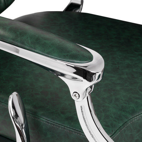 Barber chair Gabbiano President green Chrom - BVShop