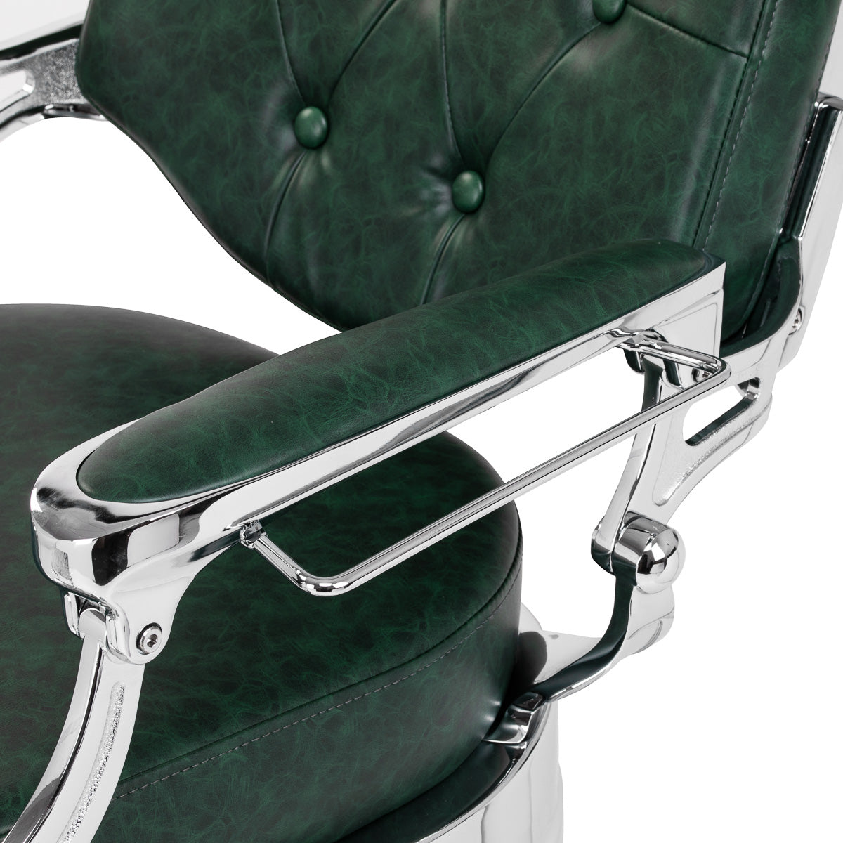Barber chair Gabbiano President green Chrom - BVShop