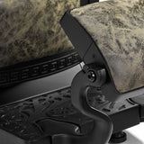 Barber chair President Old Leather Green - BVShop
