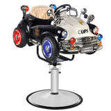 Barbershop chair, toy car, police b082 - BVShop