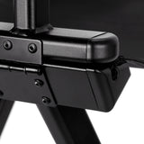 Black aluminum make-up chair - BVShop