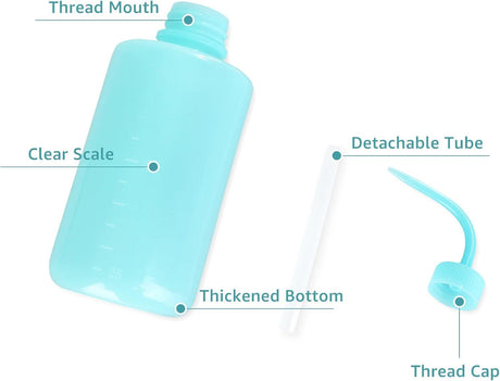 Blue Plastic Wash Bottle 250/500ml - BVShop
