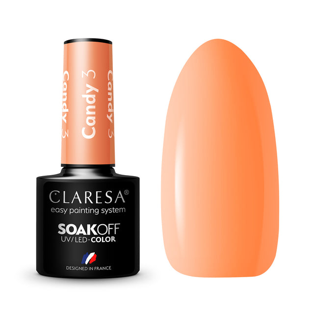 CLARESA Hybrid nail polish CANDY 3 - BVShop
