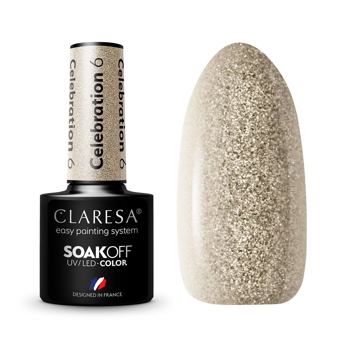 CLARESA Hybrid nail polish CELEBRATION 6 -5g - BVShop