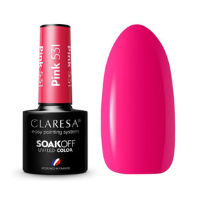 CLARESA Hybrid nail polish PINK 531 -5g - BVShop
