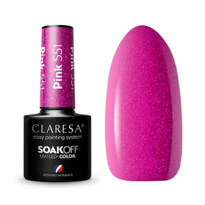 CLARESA Hybrid nail polish PINK 551 -5g - BVShop