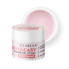 Claresa Soft&Easy builder gel sweet sugar 45g - BVShop
