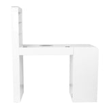 Cosmetic desk 310 white left - BVShop