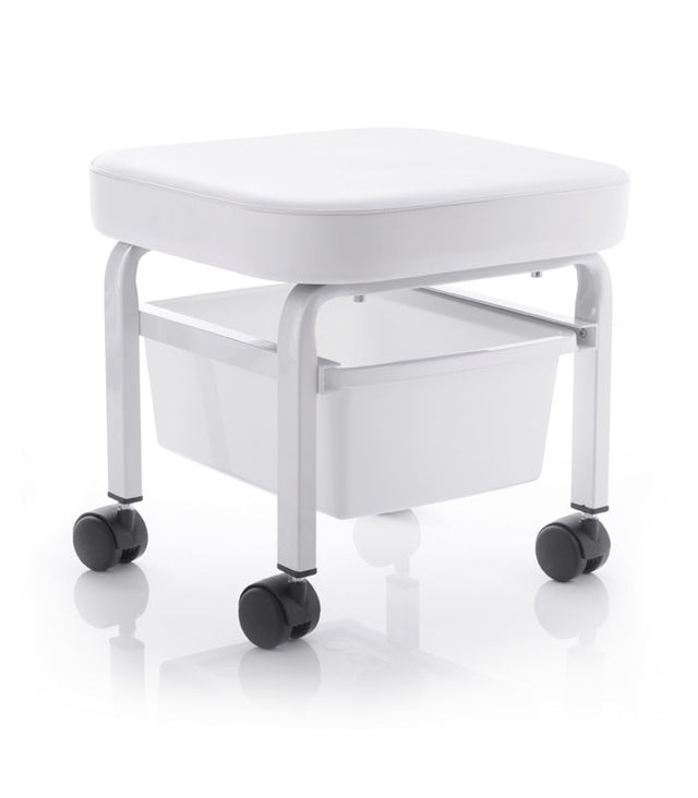 Cosmetic pedicure stool with a container - BVShop
