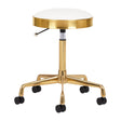 COSMETIC STOOL H7 GOLDEN WHITE - BVShop