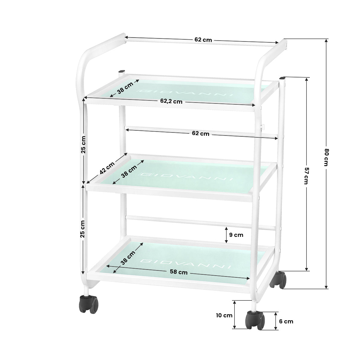 Cosmetic table type 1013 giovanni - BVShop