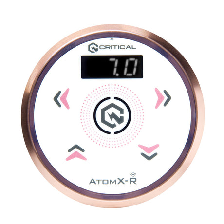 Pacote Pedal Critical Tattoo AtomX-R e CXP19 Branco/Rosa