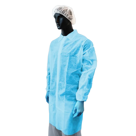 Disposable Dressing Gown With Velcro Strip XXL Size - BVShop