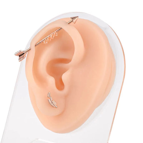 Modelo de Silicone para Perfuração da Orelha