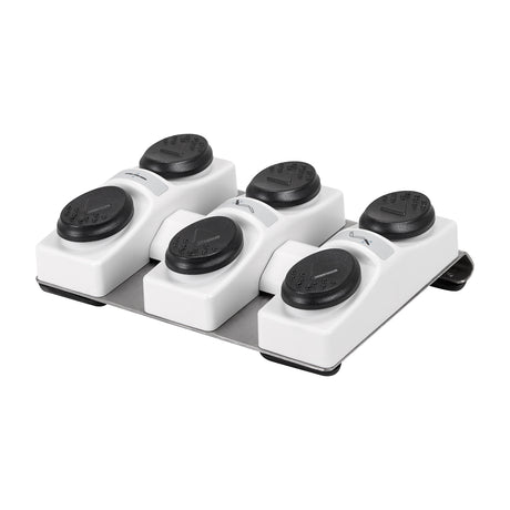 Electric cosmetic chair Azzurro 803D 3-motors grey - BVShop