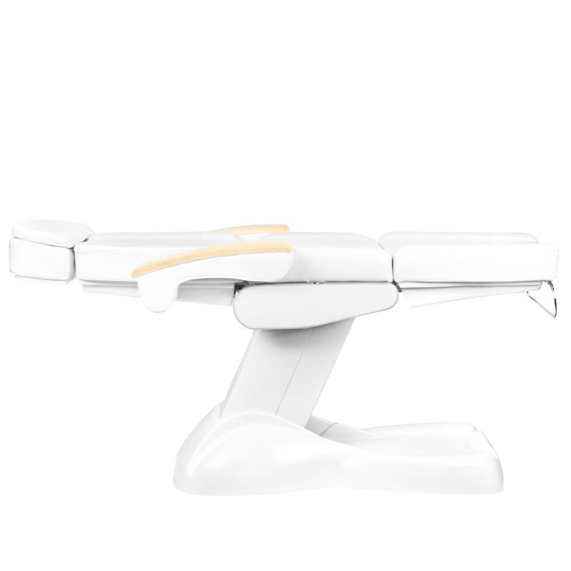 Electric cosmetic chair lux white / beech 3m - BVShop