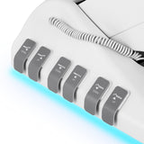 Electric cosmetic chair SILLON Luxury 3 motors white foot control - BVShop