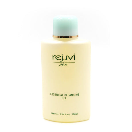 Rejuvi Plus Essential Cleansing Gel 200ml bottle clear facial cleansing gel