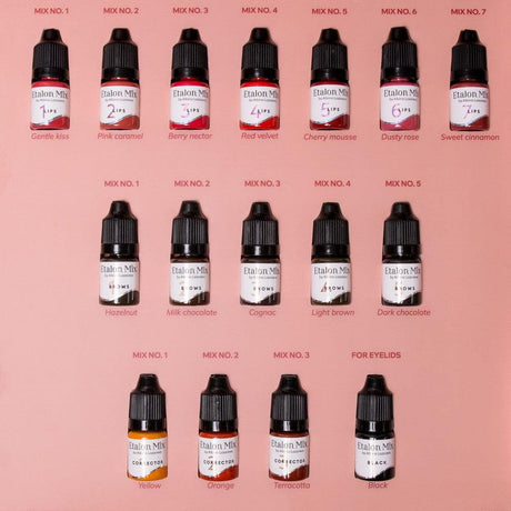 Etalon Mix Big Pigment Set By Albina Lazareva 16x5ml - BVShop