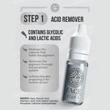 FACE Acid Remover Step 1 with glycolic and lactic acids for pigment work