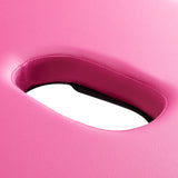 Folding massage table aluminum Activ Fizjo comfort 2 segment pink black aluminum - BVShop