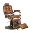 Gabbiano barber chair Boss Old Leather light brown - BVShop