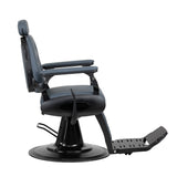 Gabbiano barber chair Francesco Black graphite - BVShop