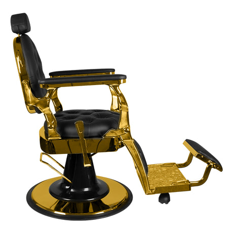 Gabbiano barber chair giulio gold black - BVShop