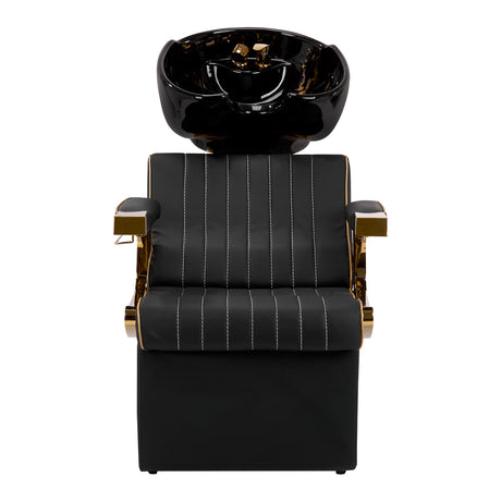 Gabbiano barber wash unit Marcus gold black - BVShop