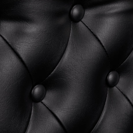 Gabbiano Berlin hairdressing chair, black and gold - BVShop