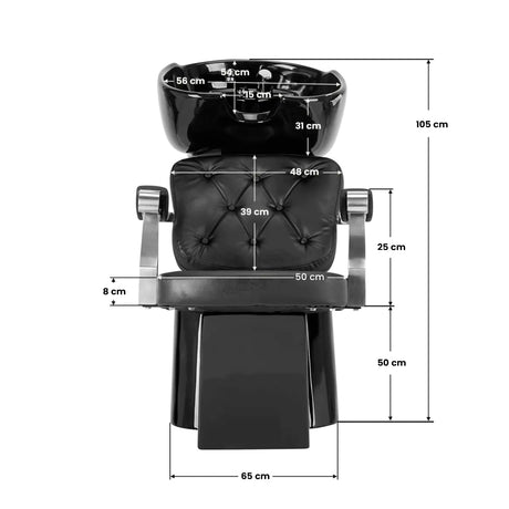 GABBIANO HAIR WASH UNIT LYON BLACK - BVShop