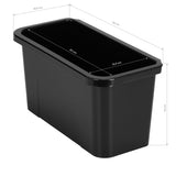 Gabbiano hairdresser's helper with UV sterilizer 68UV black - BVShop