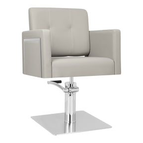 Gabbiano hairdressing chair Bergamo grey - BVShop