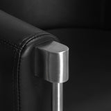 Gabbiano hairdressing chair Burgos black - BVShop