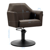 Gabbiano Hairdressing chair Davos brown - BVShop