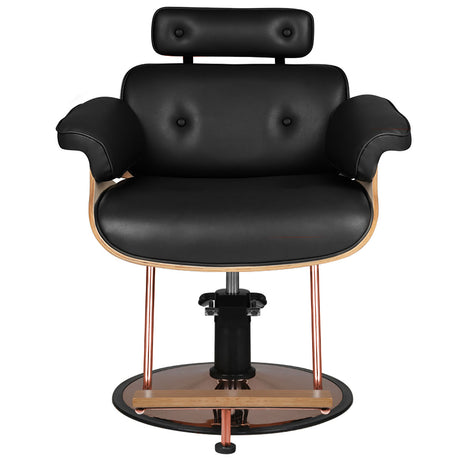 Gabbiano hairdressing chair florence black - BVShop