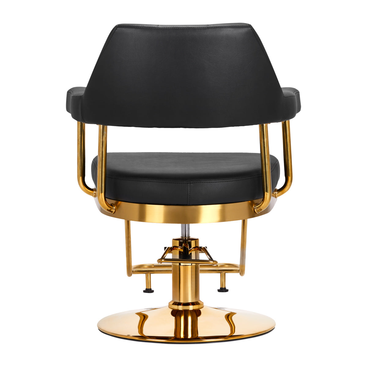 Gabbiano hairdressing chair Granda gold black - BVShop