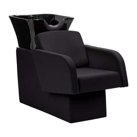 Gabbiano hairdressing wash unit Elda Black - BVShop