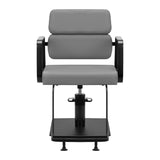 Gabbiano Porto-BM hairdressing chair black gray - BVShop