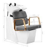 Gabbiano Porto hair wash unit gold gray - BVShop