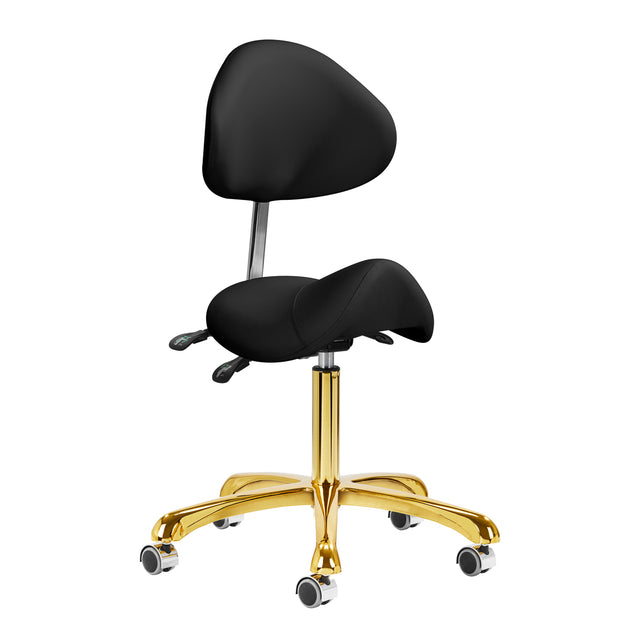 Giovanni cosmetic stool 1004 gold black - BVShop