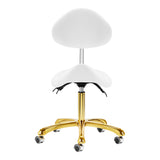 Giovanni cosmetic stool 1004 gold white - BVShop