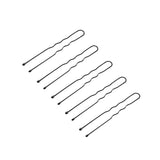 Hairdressing buns for hair e-65 300 pcs 5 cm black - BVShop