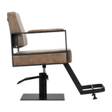 Hairdressing chair Gabbiano Modena old Brown - BVShop